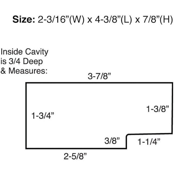 2 Pack Lucky Line Jumbo Magnetic Key Hider Case for Large Keys & Transponders - Picture 5 of 9